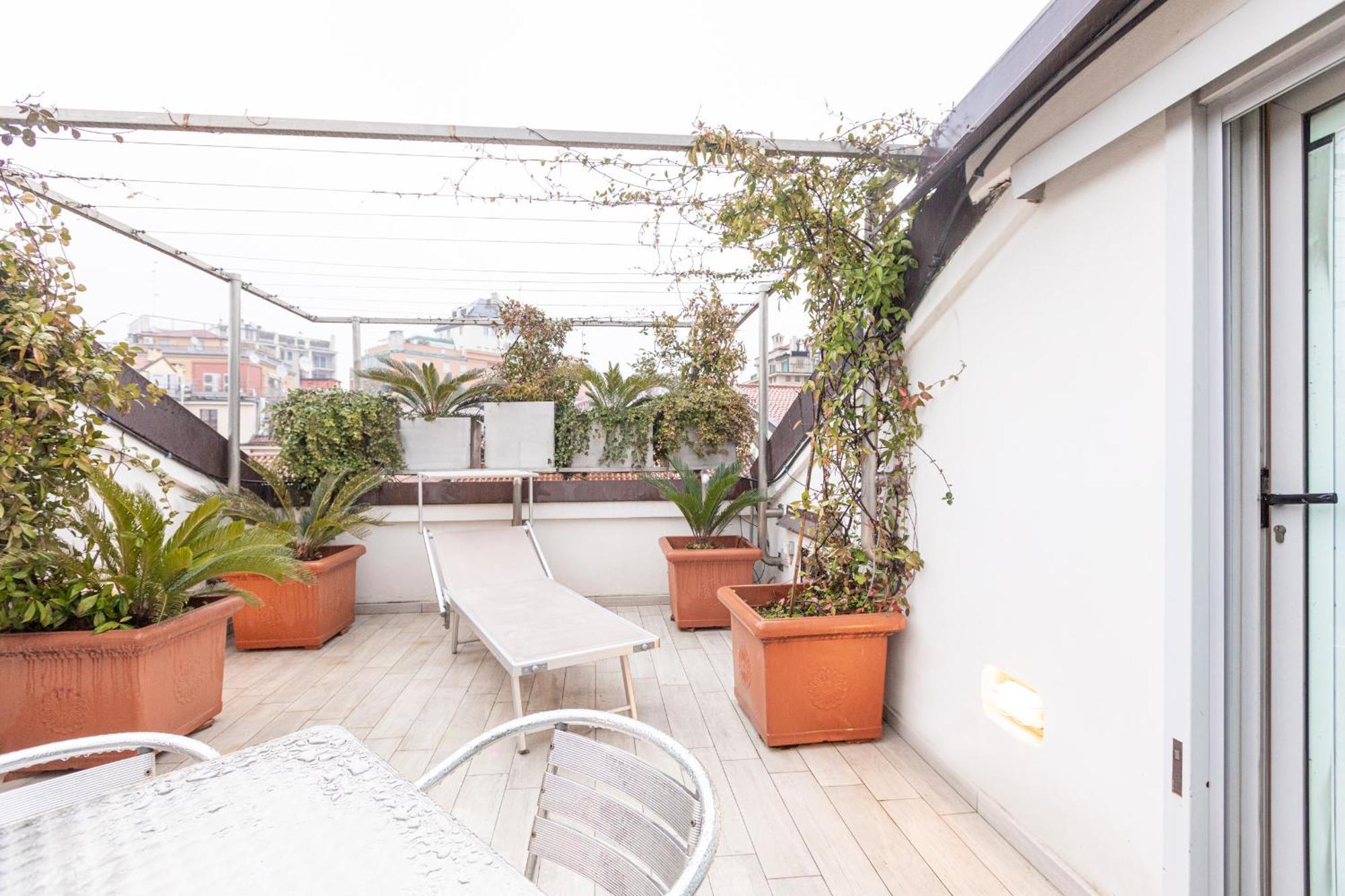 Monte Napoleone Split-Level Terrace Apartment - Top Collection Milano Exteriör bild